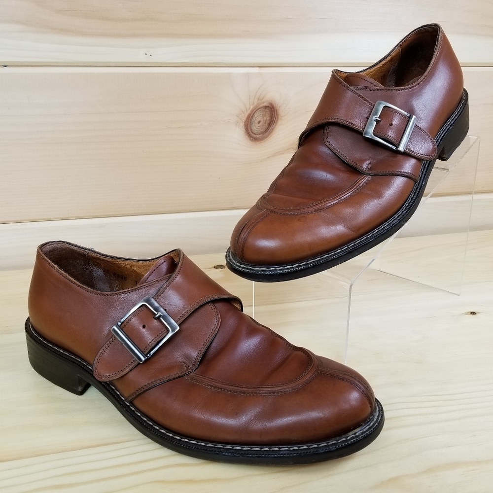 Johnston and Murphy Monk Strap Split Toe Shoes
